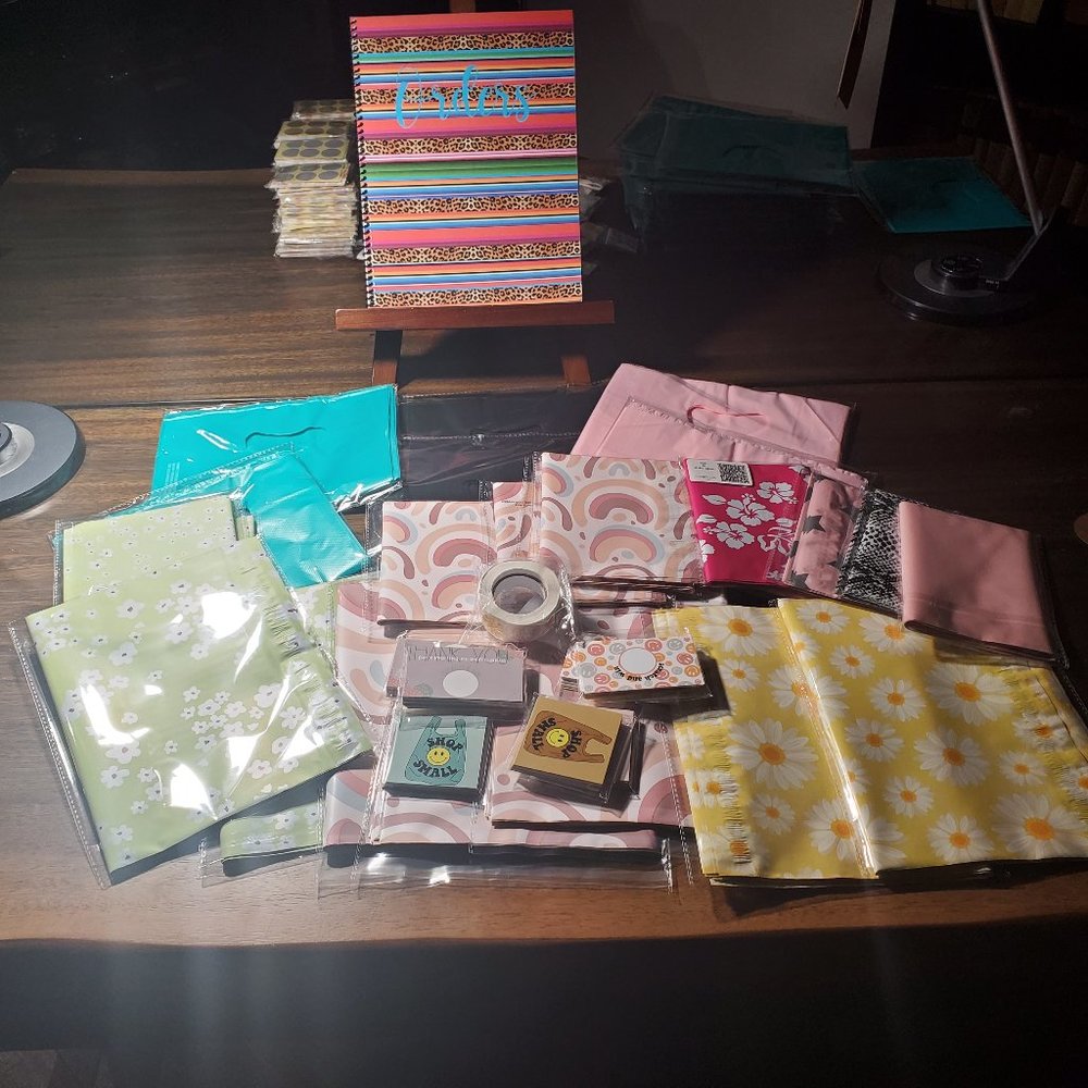 Huge Bundle Shipping Supplies - Craft Fair Booth - Farmer's Market -  Resell